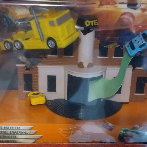 Micro Machines candle new with racing gloves and Motel Mayhem set
