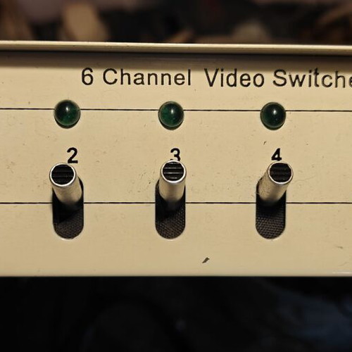 6-Channel Video Switcher used for CCTV