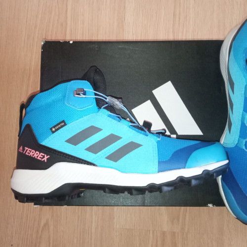 Adidas Terrex Waterproof Gore-Tex Athletic Shoes New Size 35.5 Blue