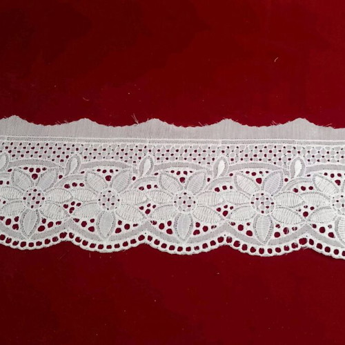 White lace new 7 meters x0.10 for sheets and decorations