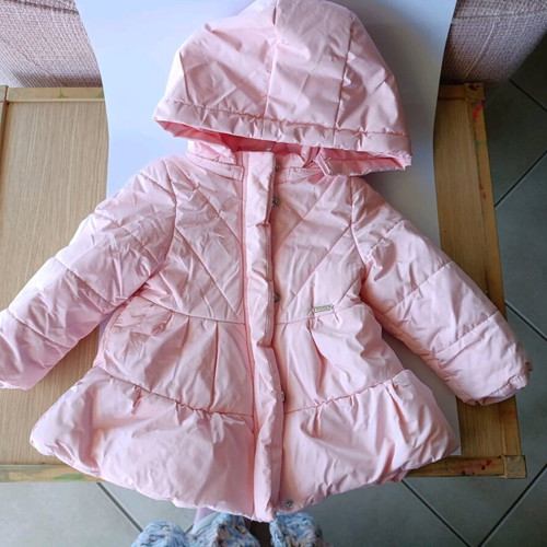 Mayoral jacket 18 months 86cm like new, pink, very warm