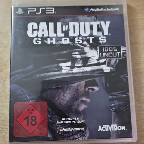 PlayStation 3 console with God of War and Call of Duty games used