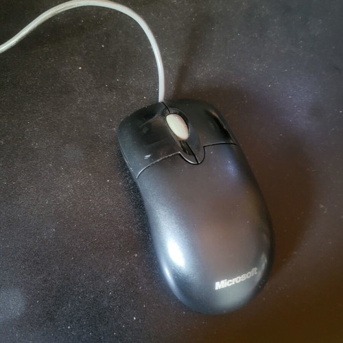 Microsoft Basic Optical USB Mouse used, functional