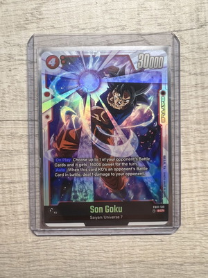Son Goku Secret Rare card new