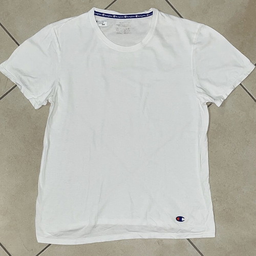 Champion T-Shirt Women white small logo embroidery size S like new