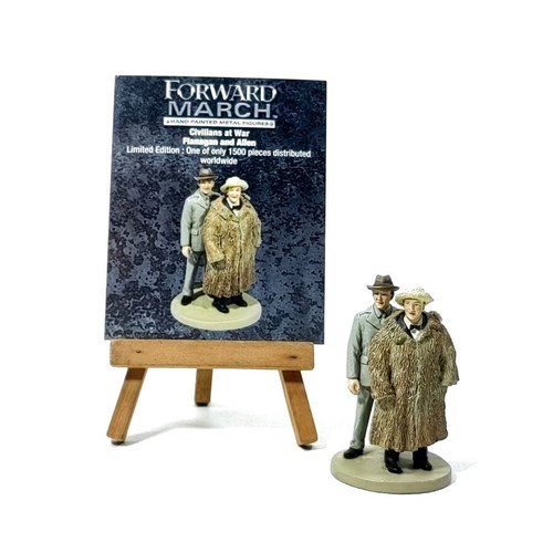 Corgi Forward March Flanagan and Allen metal figure limited edition, like new