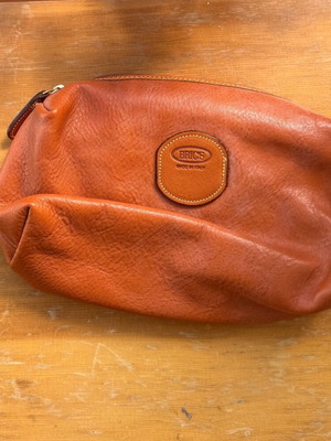 Bric’s leather authentic hand bag like new brown