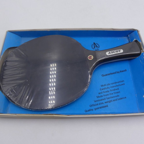 Ping Pong Ascot racket black sealed new