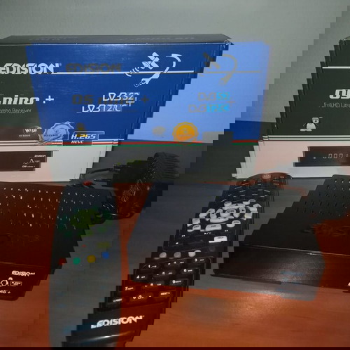 Edision OS Nino+ Δορυφορικός Αποκωδικοποιητής Full HD DVB-S2 DVB-T2 DVB-C σαν καινούργιο