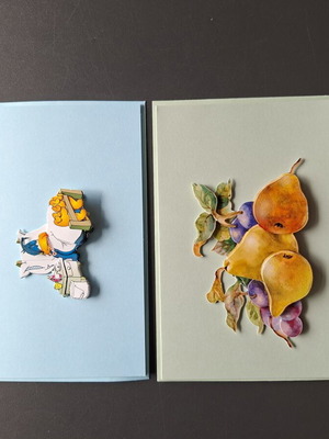 Handmade 3D greeting card with envelope