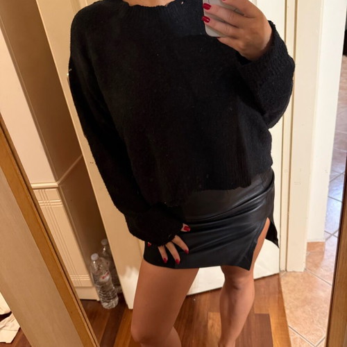 Zara black pullover, very soft fabric, like new
