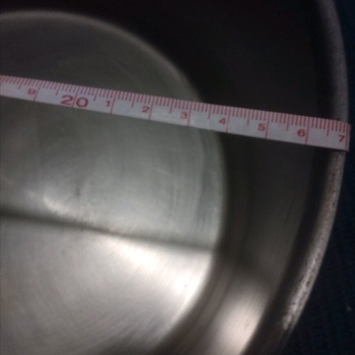 Pyramis stainless steel pot like new, 18/10 inox with handles