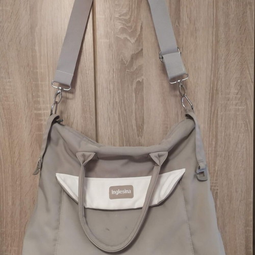 Inglesina Trilogy stroller used with footmuff and bag