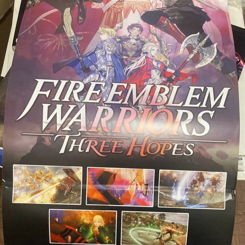 Fire Emblem Warriors Three Hopes Store Display Floor Totem new condition