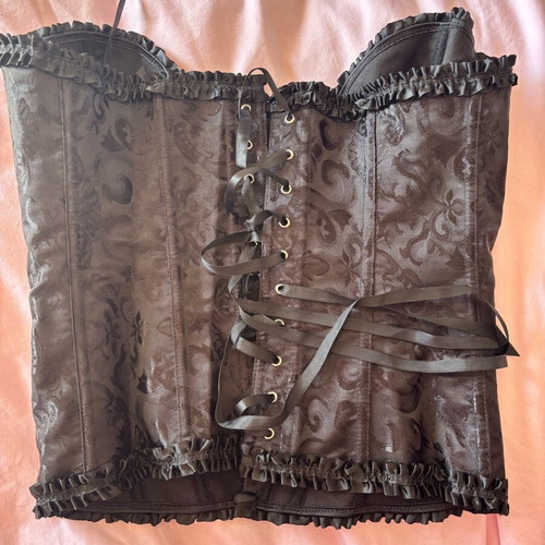 Black Shein corset new, sizes M and L
