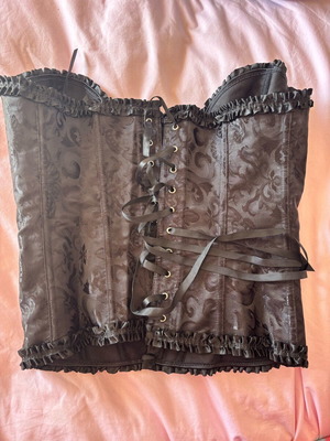 Black Shein corset new, sizes M and L