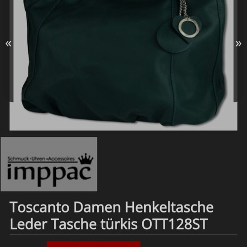 Toskanto shoulder bag used, leather, brown