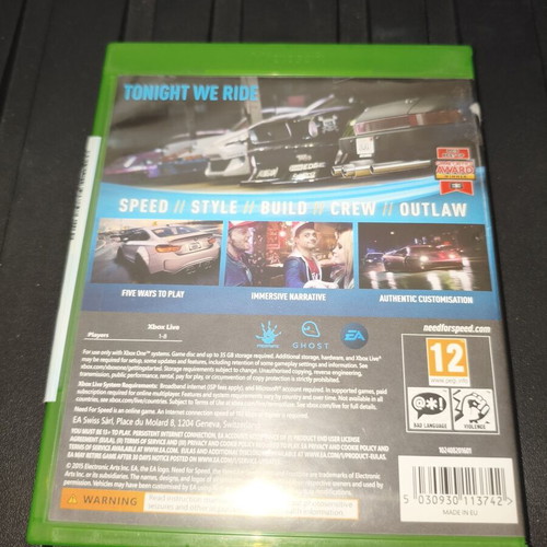 Need for Speed Xbox One used