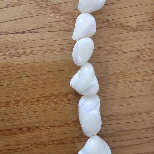 Vintage jewelry set used, ivory color