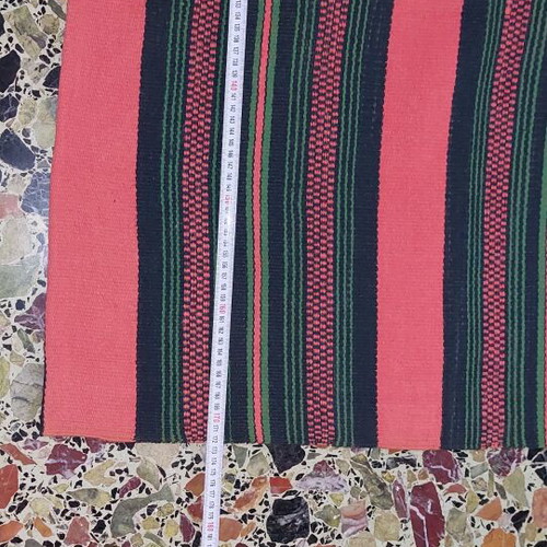 Woven rug or throw or blanket on loom, dimensions 172x2.12