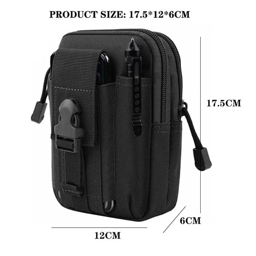 Hunting and outdoor activity bag new, black and green