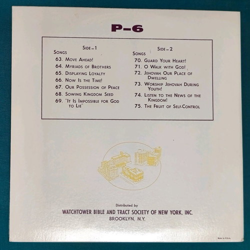 Vinyl records like new, pack of 10 with religious songs