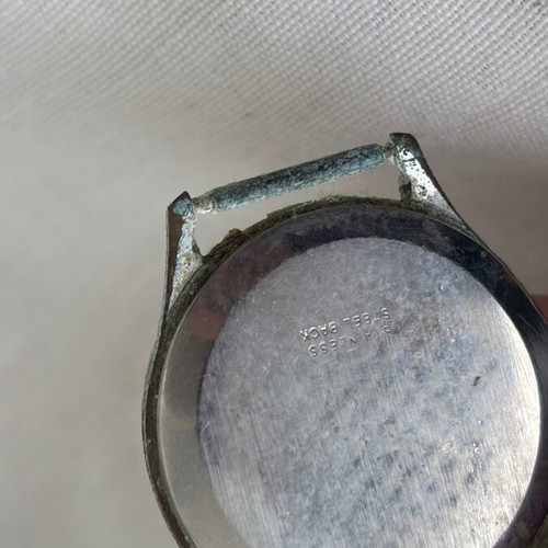 Technos men's watch used with dial and oxidation damage