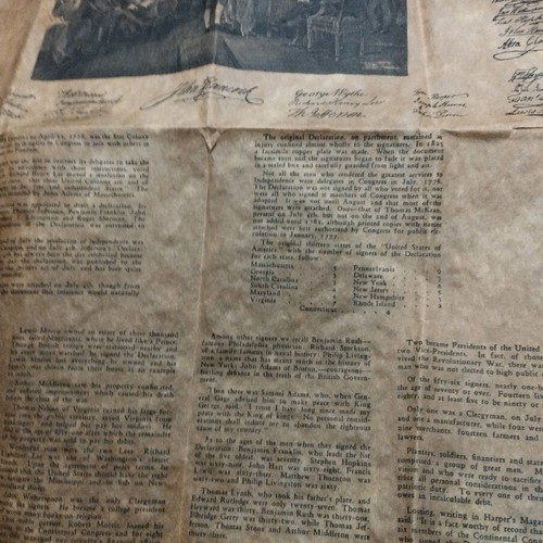 Signing of the Declaration of Independence used