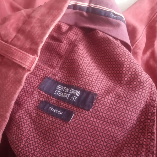 Tommy Hilfiger red pants used, size 34/34