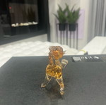 Glass cat miniature like new, handmade with details