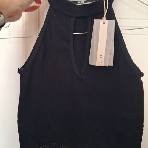 Guess lace top and Toi&Moi denim shorts new, medium size