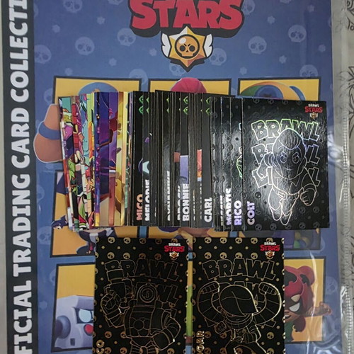Brawl Stars Panini 2025 trading card set with album, limited edition cards