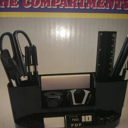School desk supplies new, rotating set