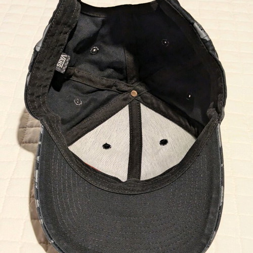 Vans jockey hat used with wear