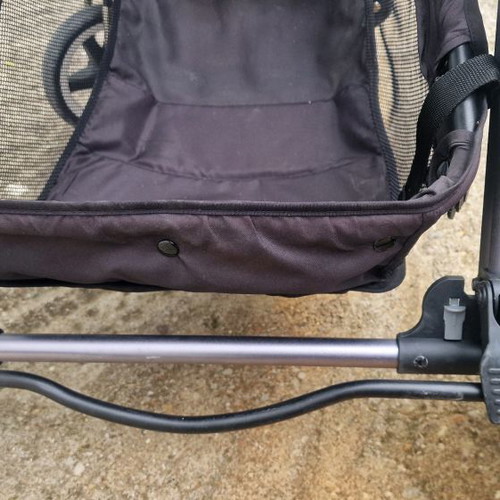 Just Baby 3-in-1 stroller used with adjustable orientation