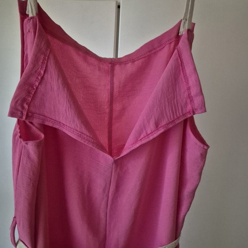 Jumpsuit pink-fuchsia like new, size XL 42 14
