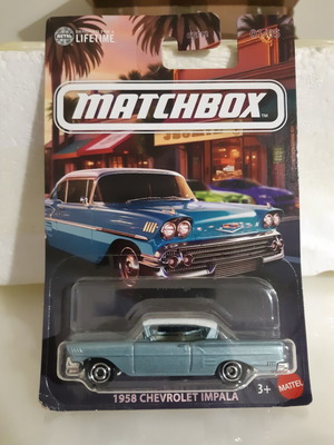 Chevrolet Impala 1958 Matchbox toy car new