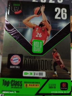 Panini Top Class Euroleague 2025-2026 stickers used