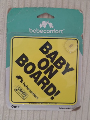Πινακίδα Baby on Board καινούρια από Bebeconfort
