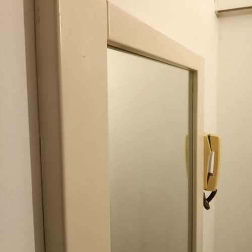 White square lacquer mirror like new