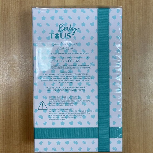Tous Baby Tous Eau de Cologne 100 ml, alcohol free