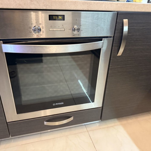 Pitsos Built-In Oven Inox Like New with Grill and Light