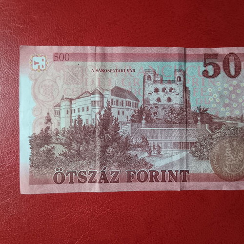 500 forint banknote of Hungary used