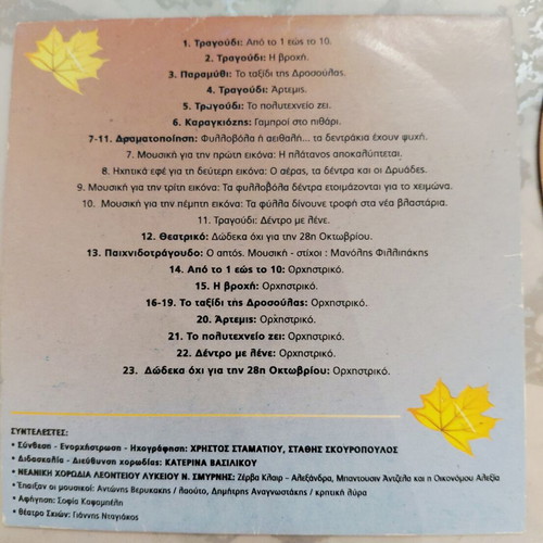 Two children's CDs from the magazine "ΠΑΡΑΘΥΡΟ στην εκπαίδευση του παιδιού" like new