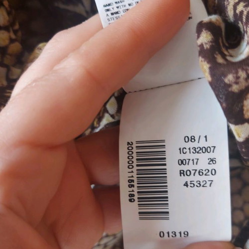 Just Cavalli women's silk blouse shirt new size 42 animal print