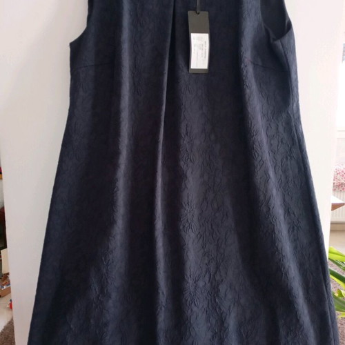 Maria Glenster Women's Midi Dress New Size 50 Blue