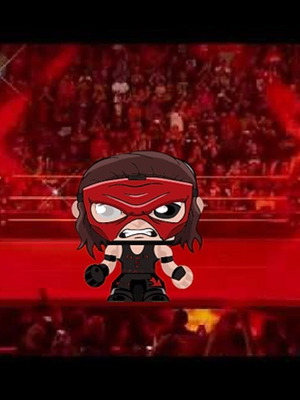 WWE Kane καινούργιο χαρτοανθρωπάκι φιγούρα