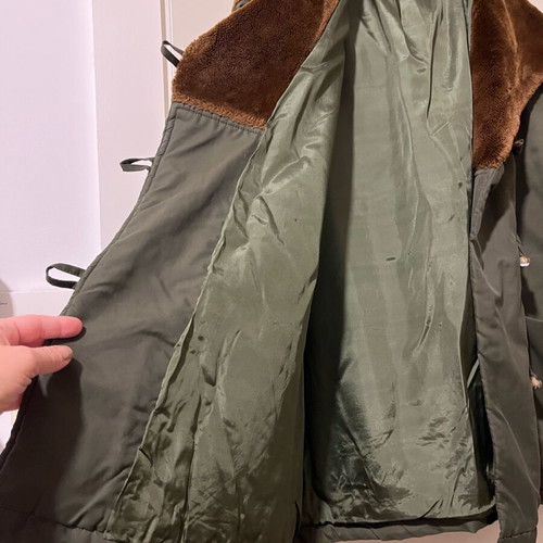 Benetton vintage warm jacket like new, green