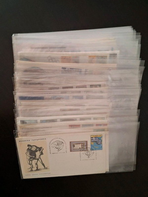 First Day Covers like new, pack of 61 pieces 1968-1980