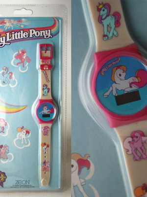My Little Pony Vintage 90s Wristwatch MLP Zeon Hasbro new